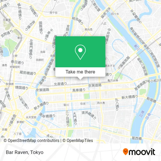 Bar Raven map