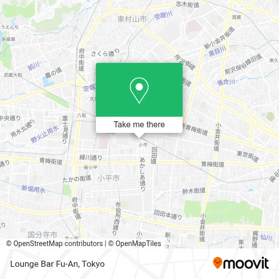 Lounge Bar Fu-An map
