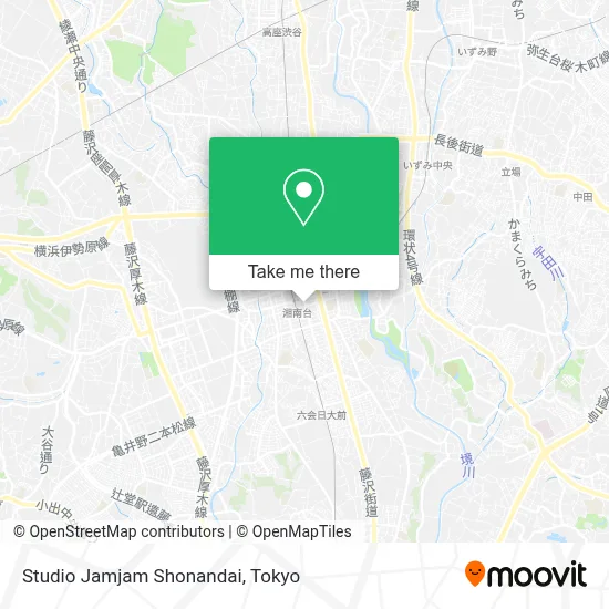 Studio Jamjam Shonandai map