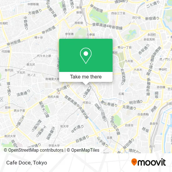 Cafe Doce map