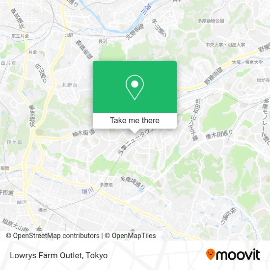 Lowrys Farm Outlet map
