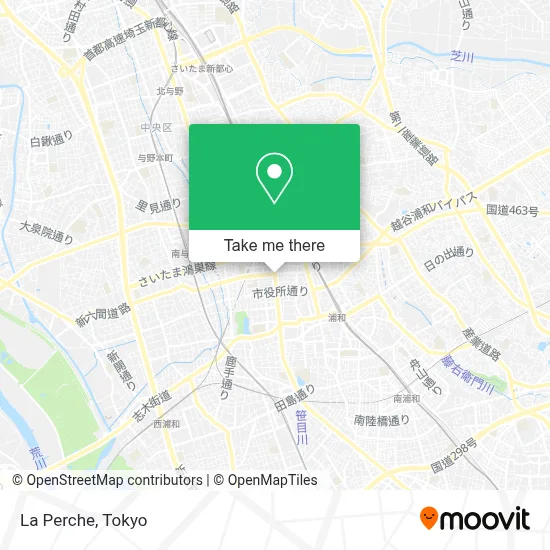 La Perche map