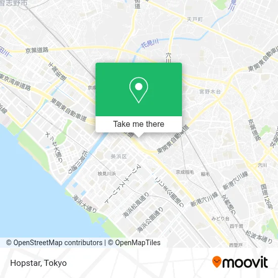 Hopstar map
