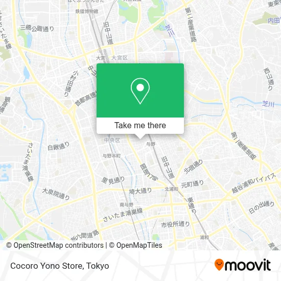 Cocoro Yono Store map