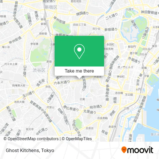 Ghost Kitchens map