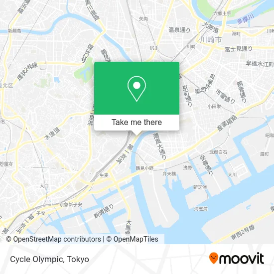 Cycle Olympic map