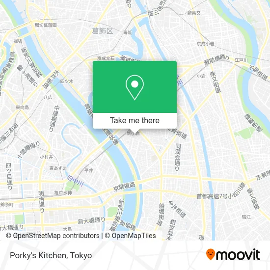 Porky's Kitchen map