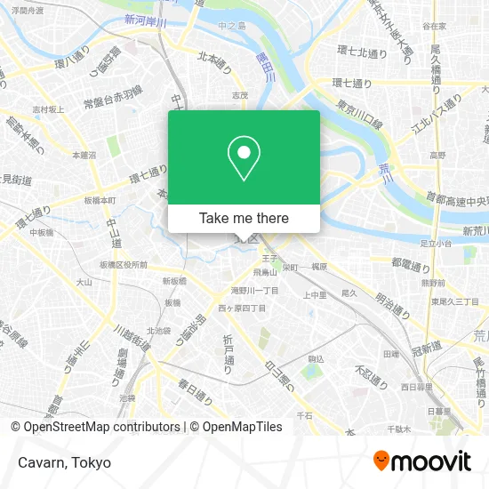 Cavarn map