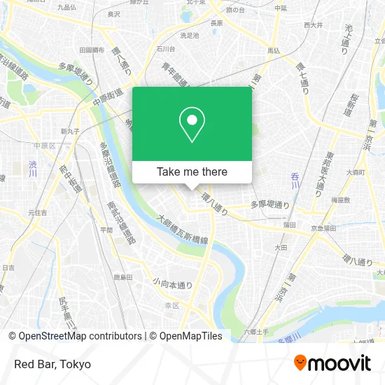 Red Bar map