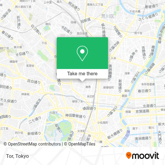 Tor map