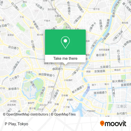 P Play map