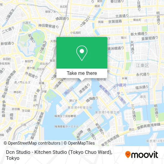 Dcn Studio - Kitchen Studio (Tokyo Chuo Ward) map