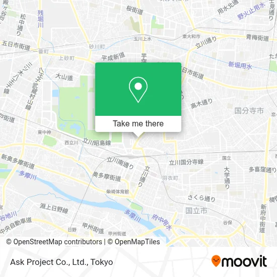 Ask Project Co., Ltd. map