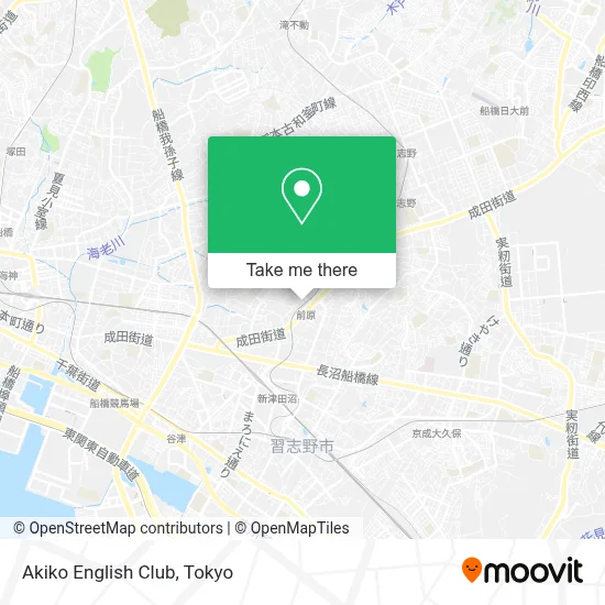 Akiko English Club map