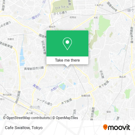 Cafe Swallow map