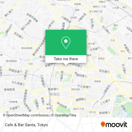 Cafe & Bar Santa map