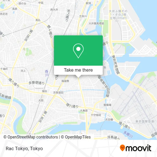 Rac Tokyo map