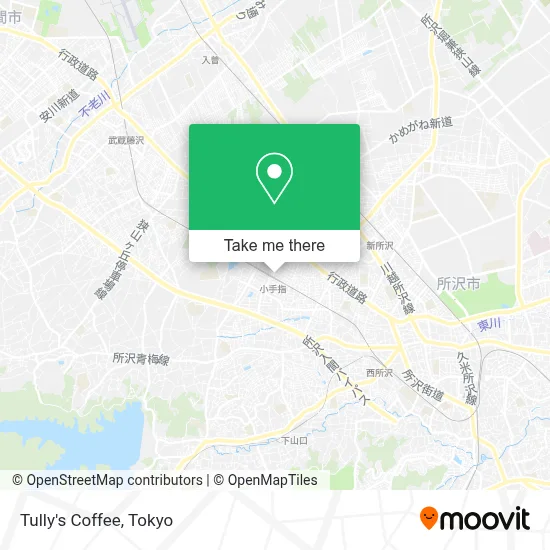 Tully's Coffee map
