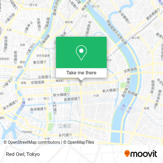 Red Owl map
