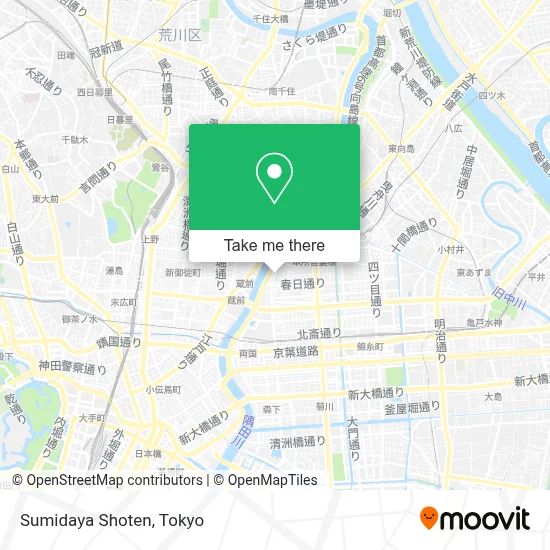 Sumidaya Shoten map