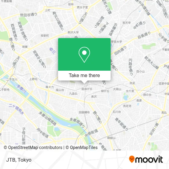 JTB map