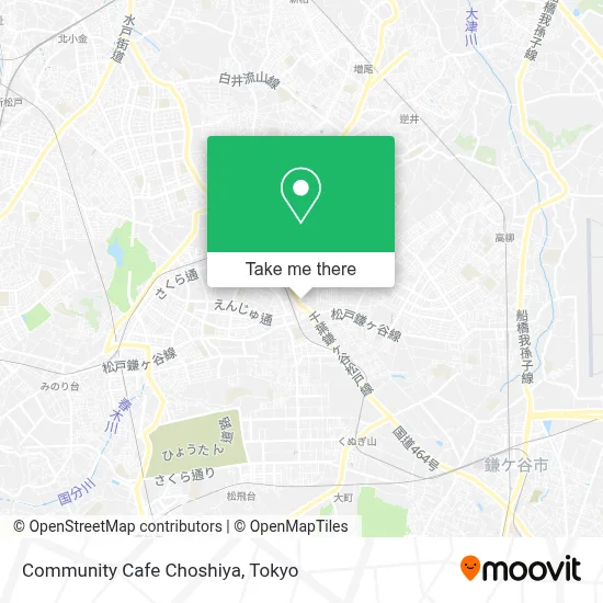 Community Cafe Choshiya map