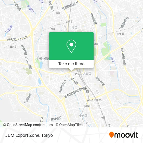 JDM Export Zone map