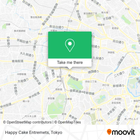 Happy Cake Entremets map