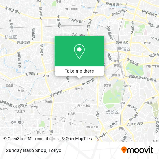 Sunday Bake Shop map