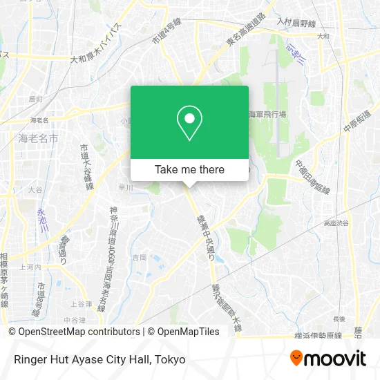 Ringer Hut Ayase City Hall map