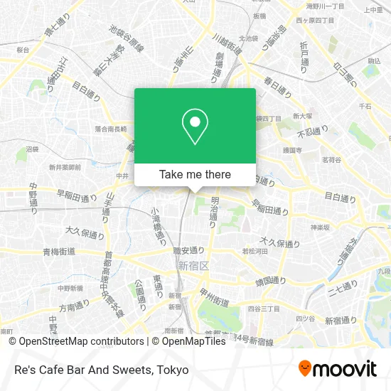 Re's Cafe Bar And Sweets map