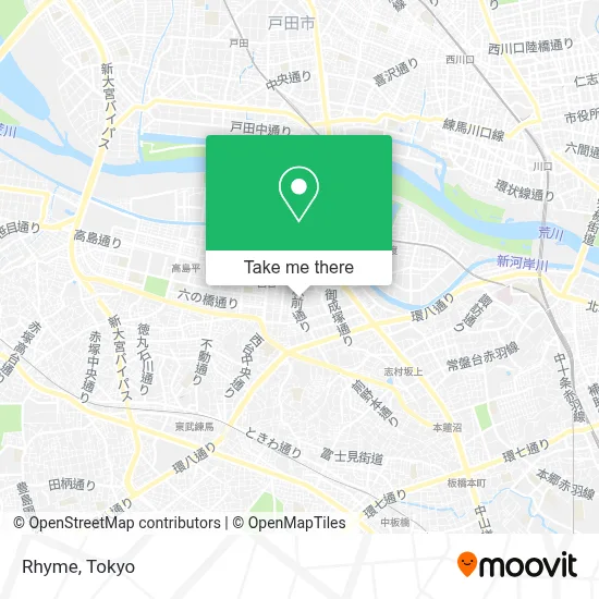 Rhyme map