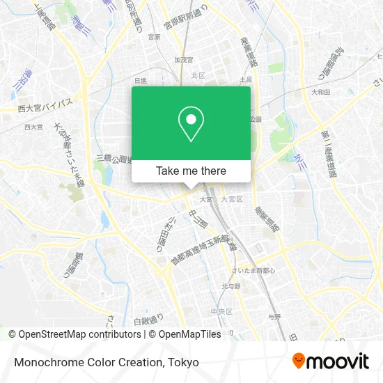 Monochrome Color Creation map