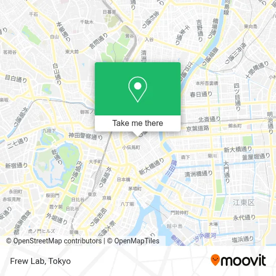 Frew Lab map
