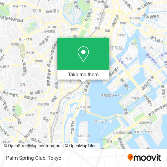 Palm Spring Club map