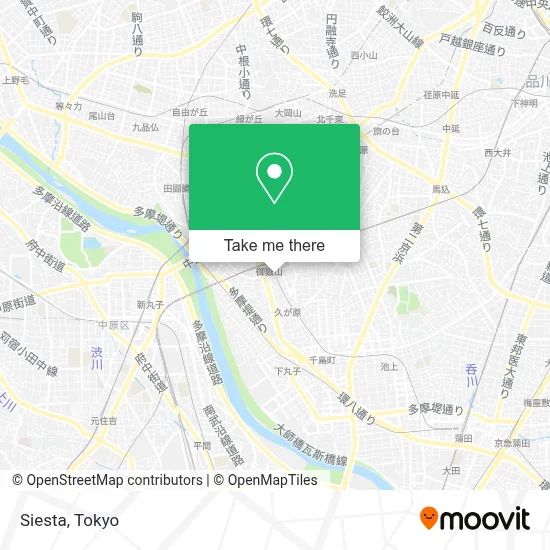Siesta map