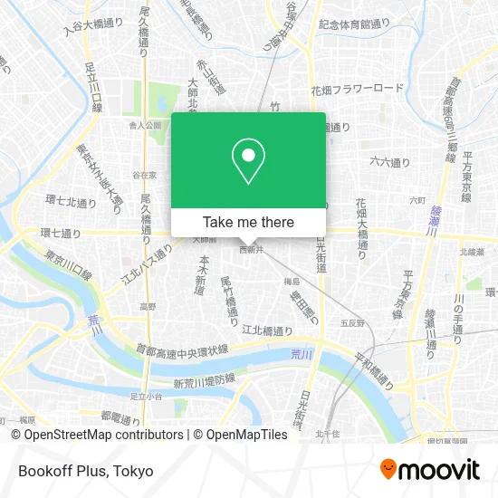 Bookoff Plus map