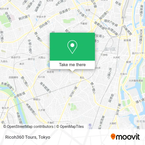 Ricoh360 Tours map