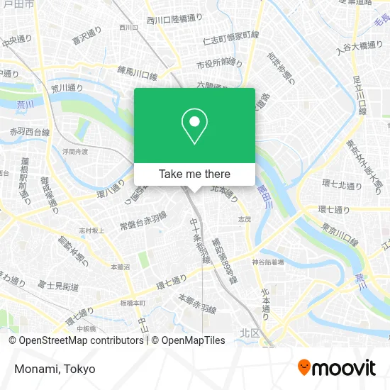 Monami map