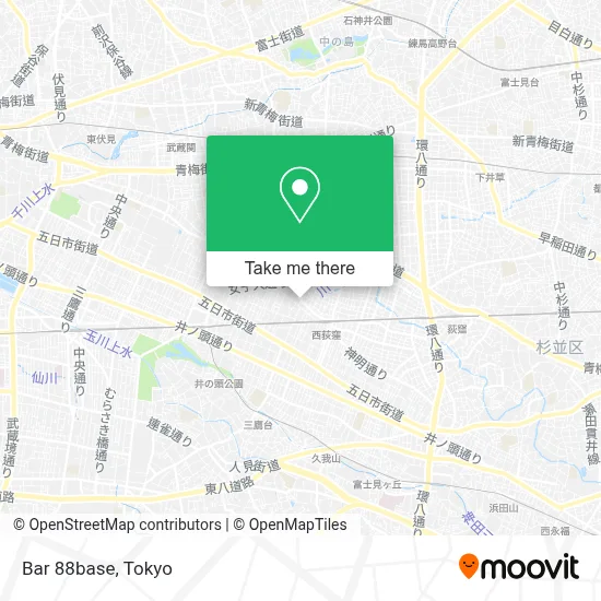 Bar 88base map