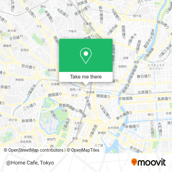 @Home Cafe map