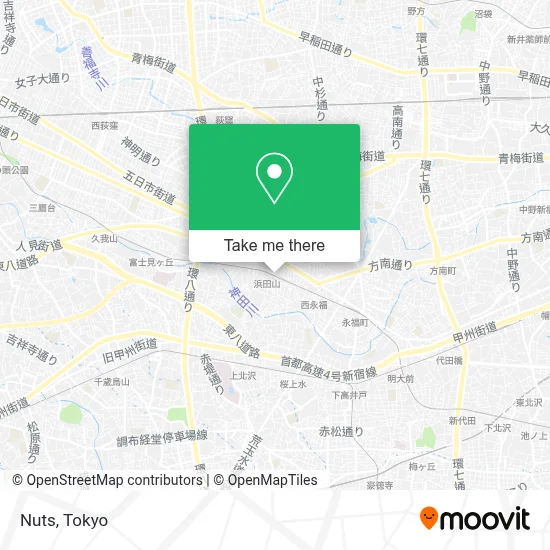 Nuts map