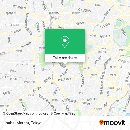 Isabel Marant map