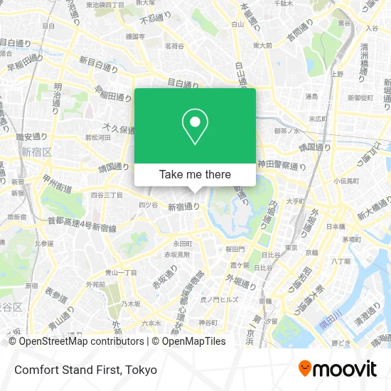 Comfort Stand First map