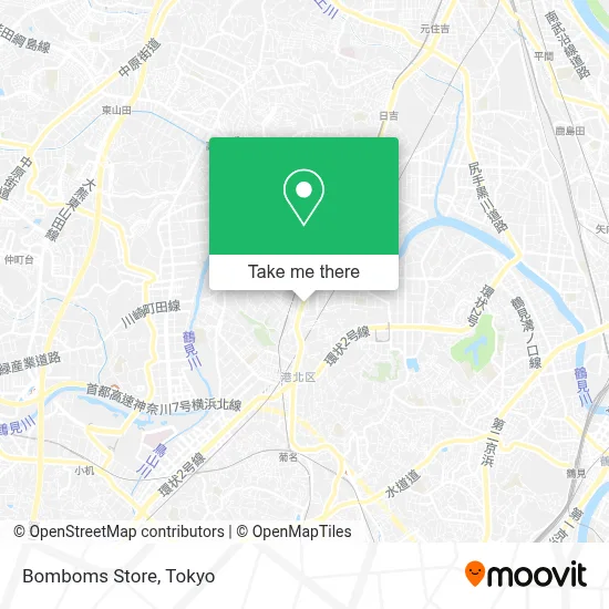 Bomboms Store map