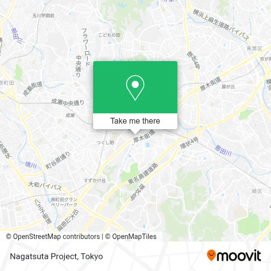 Nagatsuta Project map