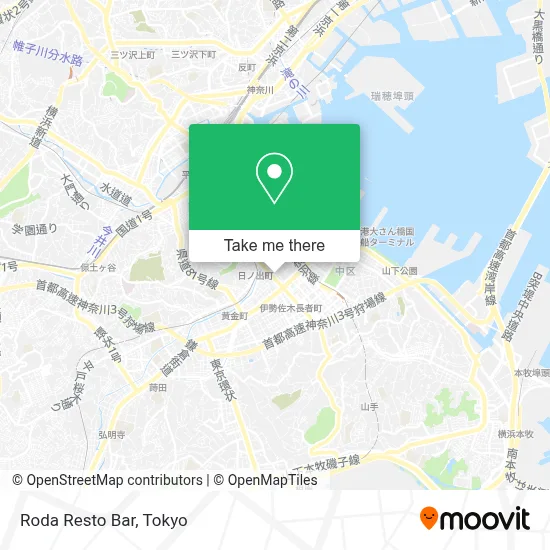 Roda Resto Bar map