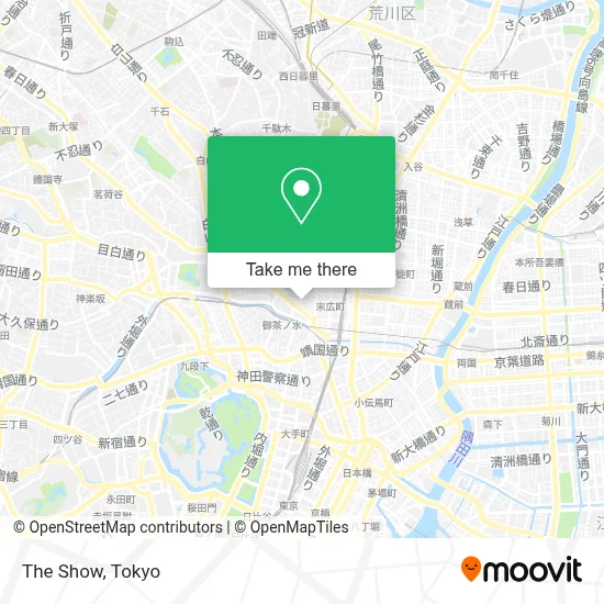 The Show map