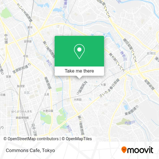 Commons Cafe map