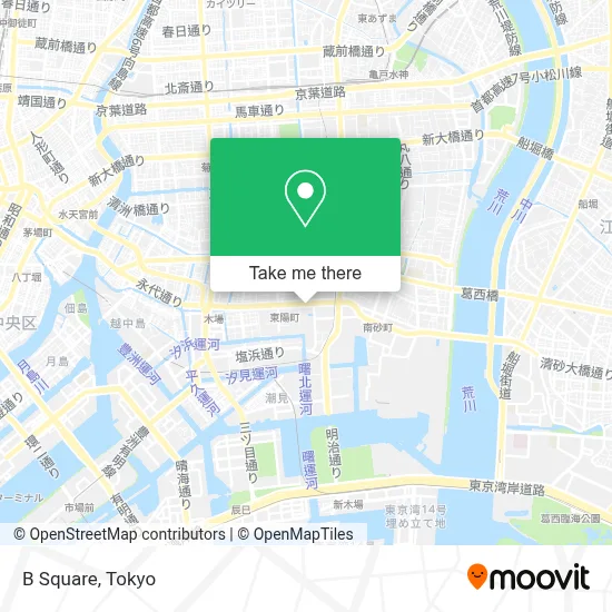B Square map